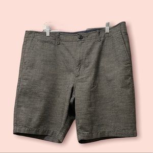 Wallin & Bros Men’s Oxford Chino Shorts Flat Front 10" Cotton Casual Summer